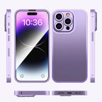 Coque de téléphone en alliage de titane avec verre double face et couvercle intégral