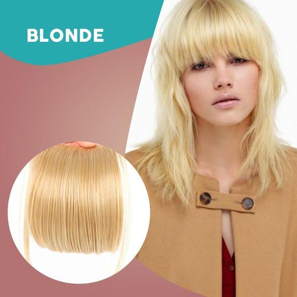 Extensions capillaires avec frange à clipser 3D sans couture