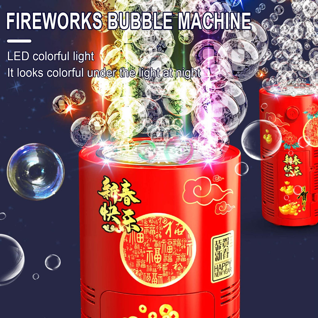 Machine à bulles pour feux d'artifice : le meilleur cadeau