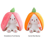 Peluche de Lapin Fraise pour Pâques