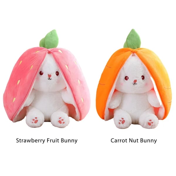 Peluche de Lapin Fraise pour Pâques