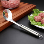 🥩 Outil à boulettes de viande en acier inoxydable 🍽️ | Portions uniformes, préparation rapide et mains propres | Idéal pour les déjeuners en famille, les dîners et les cadeaux | 24 × 6,5 cm