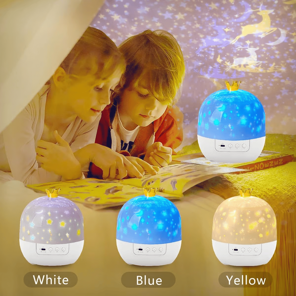 🎃👻DERNIER JOUR DE PROMOTION - 50 % DE RÉDUCTION💜Projecteur veilleuse pour enfants avec 15 ensembles de films🔋Recharge de type C