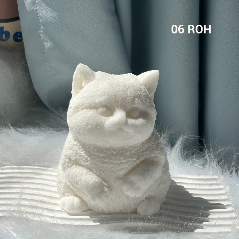 Jouet anti-stress en forme de chat, mignon et doux