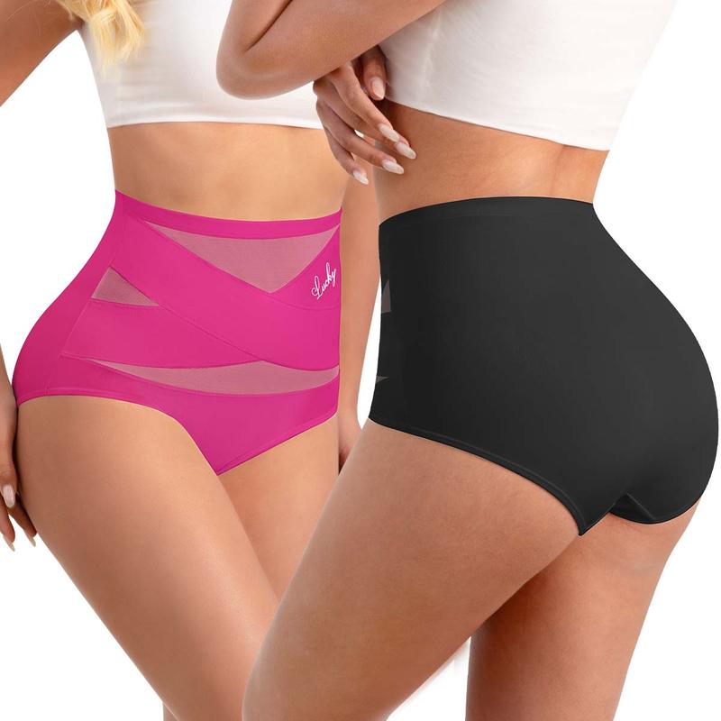 🌸 Dernier jour - Achetez 1, obtenez 2 lots ✨ Culottes taille haute croisées gainantes, grandes tailles