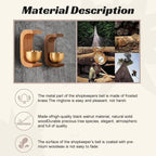 Carillon Éolien Magnétique en Bois – Carillon et Décoration de Porte