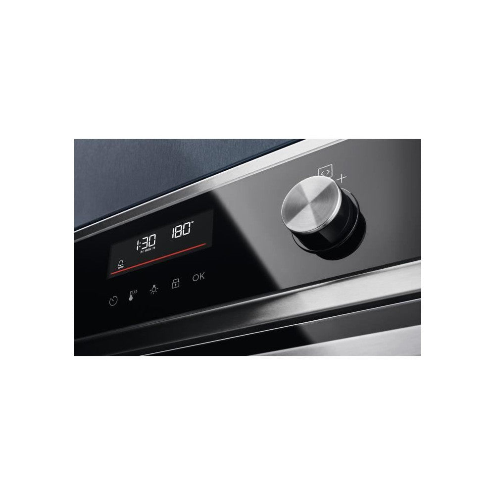 Four ELECTROLUX EOF6P56BX - Chaleur tournante pulsée - Pyrolyse - Porte froide - 25 recettes préprogrammées
