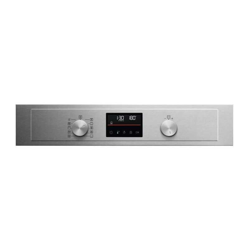 Four encastrable multifonction pyrolyse - ELECTROLUX - COH4P06BX3 - Inox - Anti-traces - Porte froide 4 verres - 59 x 59,4 x 56 cm