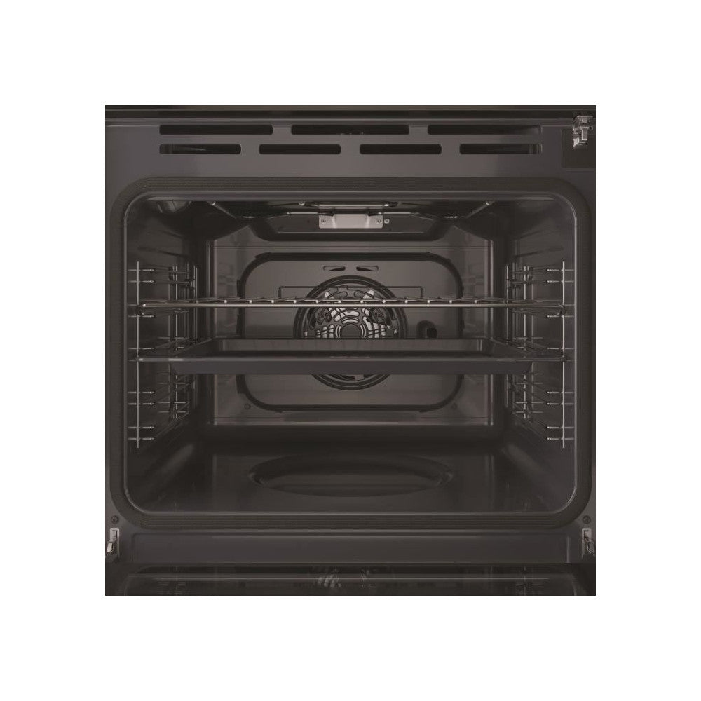 Four encastrable - Pyrolyse hydrolyse - Chaleur tournante - HOTPOINT - HAO475PB - Verre Noir - 71 L - A++