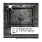 Four encastrable vapeur combiné - BOSCH - HRG7764B1 - 71L - Pyrolyse - Écran TFT tactile