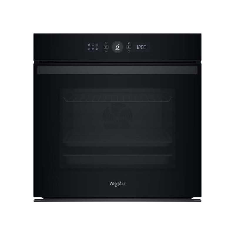 Four multifonction Absolute, pyrolyse+hydrolyse, verre noir, 73 L, WHIRLPOOL - WOI4S8PM0SBAF