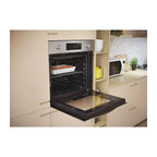 Four pyrolyse - chaleur tournante CANDY FICD X676 - Inox et noir - Classe A
