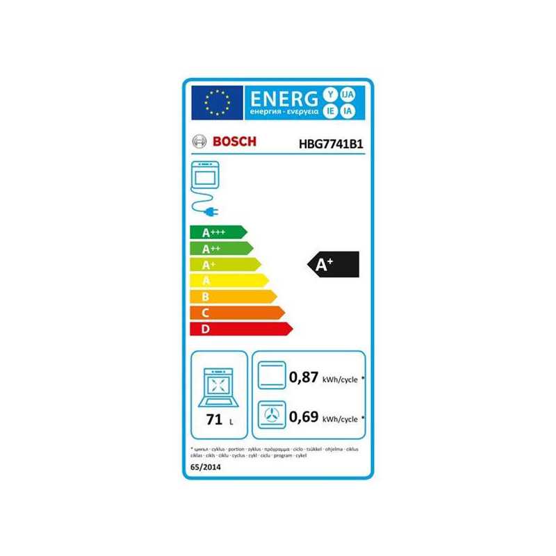 FOUR PYROLYSE ENCASTRABLE BOSCH HBG7741B1