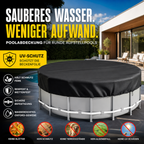 🏊 Bâche de Piscine Imperméable en Tissu Oxford 210D – Protection Robuste Anti-UV & Poussière, Piscines Hors Sol – 5 Tailles : 210–750cm 🛡️