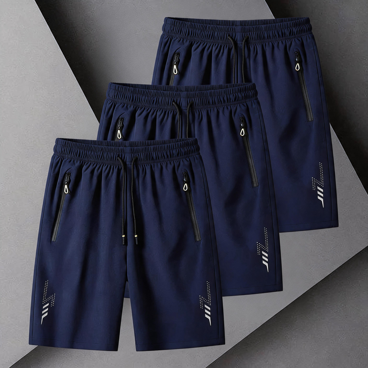 🩳 50% DE RÉDUCTION ! 🔥 Lot de 3 shorts de sport respirants, légers et à séchage rapide : confortables et idéaux pour les activités estivales, l'entraînement et la détente ☀️