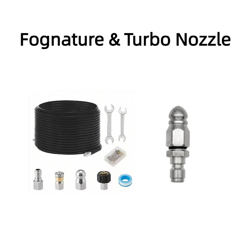 Kit de nettoyage de canalisations 5800 PSI pour nettoyeur haute pression