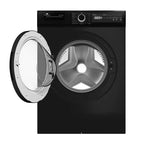 Lave-linge frontal CONTINENTAL EDISON CELL10140IBT - 10 kg - Largeur 59,6 cm - moteur à induction - noir mat