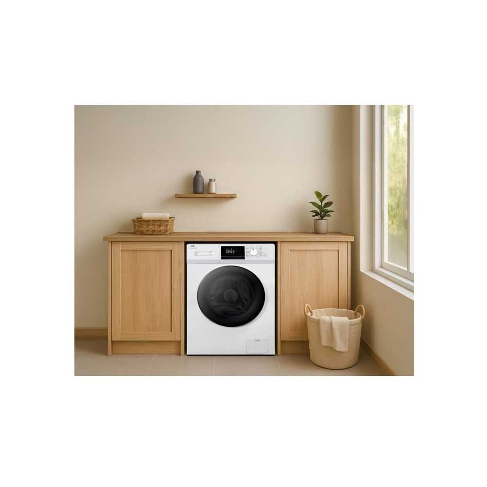 Lave-linge frontal - CONTINENTAL EDISON - CELL12140IWP - 12 kg - Induction - 60 cm - 1400 tr/min - Blanc