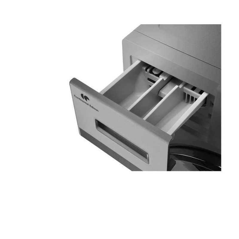Washing machine - CONTINENTAL EDISON - CELL8140IS1 - 8kg - Induction motor - 60 cm - 1400 rpm - Silver
