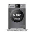 Washing machine - CONTINENTAL EDISON - CELL8140IS1 - 8kg - Induction motor - 60 cm - 1400 rpm - Silver