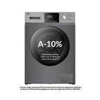 Washing machine - CONTINENTAL EDISON - CELL8140IS1 - 8kg - Induction motor - 60 cm - 1400 rpm - Silver
