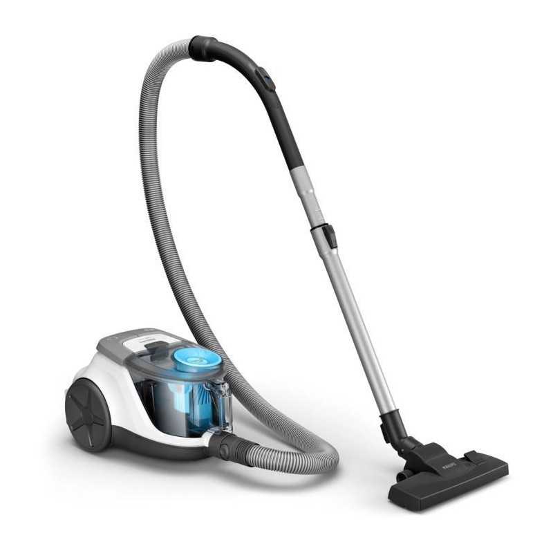 PHILIPS XB2122/09 Aspirateur sans sac Series 2000 - 850W - PowerCyclone 4 - 77dB - Blanc et bleu