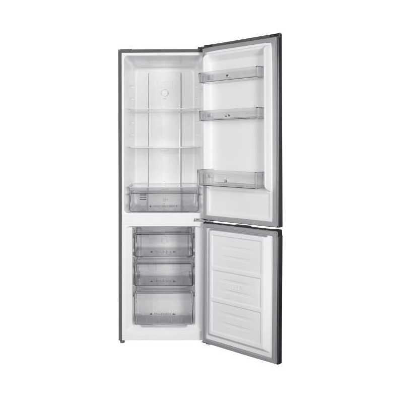 Bottom Freezer Refrigerator CONTINENTAL EDISON CEFC251NFS - Total No Frost - 253L - Class E - Stainless Steel