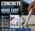 👷‍♂️ Adhésif Haute Résistance pour Fissures de Béton 🏠✨ - Imperméable | Séchage Rapide | Utilisation Intérieure & Extérieure | 200g / 500g | 50% DE RÉDUCTION