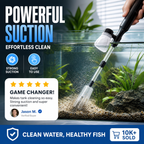 🐠 Nettoyeur électrique de gravier d'aquarium à piles ✨🧹 - Tube réglable 73cm | Sac filtrant | 30 min en continu | Multifonction | Facile à utiliser | 50 % DE RÉDUCTION