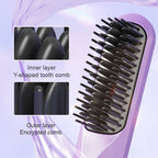 Brosse lissante chauffante pour femme