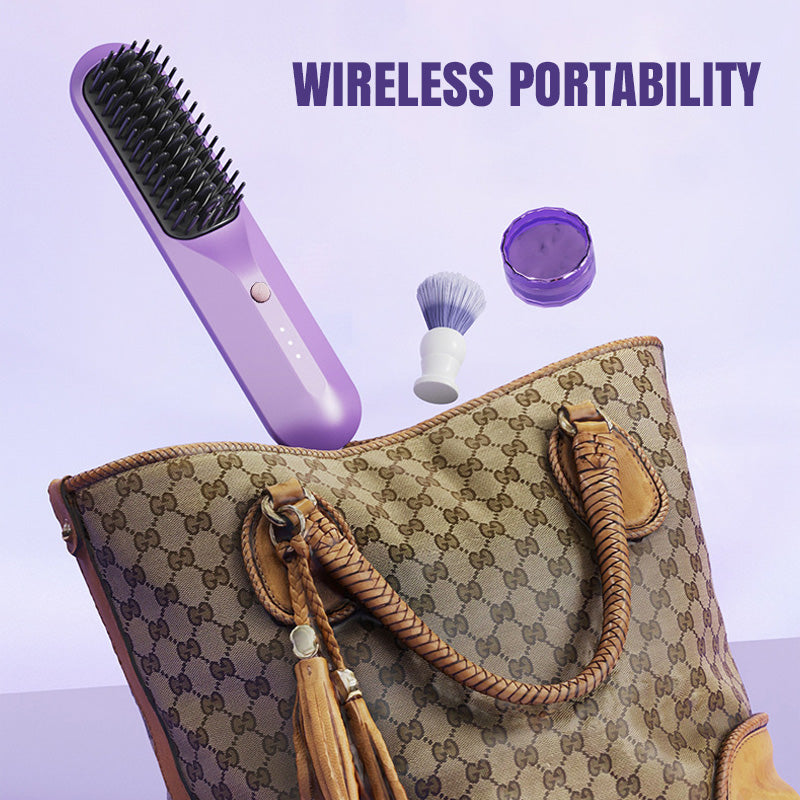 Brosse lissante chauffante pour femme
