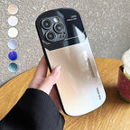 Coque de téléphone en verre dégradé pour iPhone