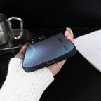 Coque de téléphone en verre dégradé pour iPhone