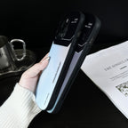 Coque de téléphone en verre dégradé pour iPhone