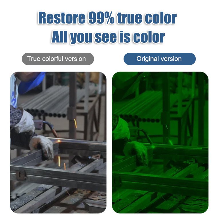 🥽✨ Lunettes de soudage auto-obscurcissantes à énergie solaire – Visière anti-reflet, protection UV, pour soudage à l'arc, MIG & TIG 🔧🛡️