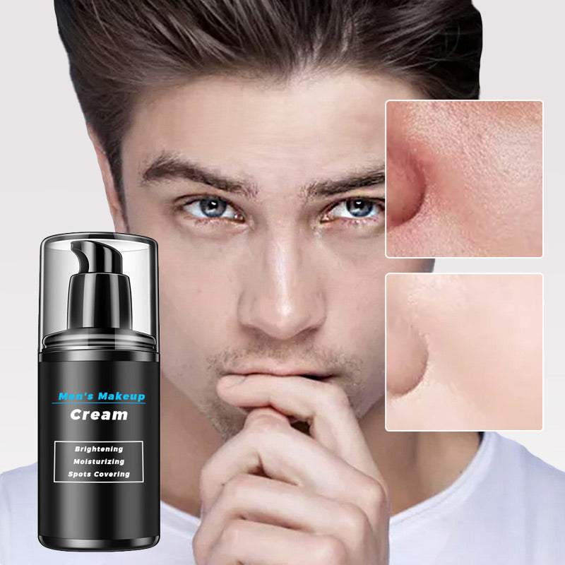 Crème de maquillage pour hommes pour éclaircir, hydrater et camoufler les imperfections