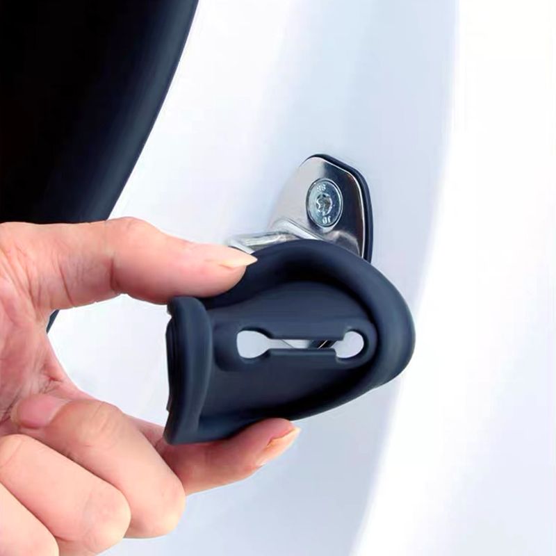 🔥Couvercle en silicone pour serrure de portière de voiture - Coussinet insonorisant