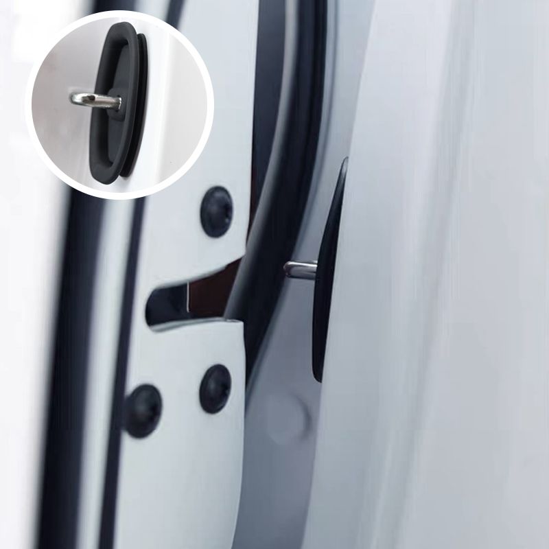 🔥Couvercle en silicone pour serrure de portière de voiture - Coussinet insonorisant