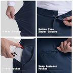 ?Jusqu'à 49 % de réduction?Pantalon slim extensible décontracté pour homme