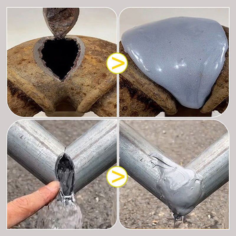 🔧 Colle Époxy Bi-Composante pour Métal 50 ml – Haute Résistance | Étanche et Anti-Corrosion | De -55°C à +220°C | Ponçable et Peignable | Mélange 1:1 | Répare Tuyaux et Surfaces Métalliques 💪