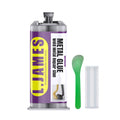 🔧 Colle Époxy Bi-Composante pour Métal 50 ml – Haute Résistance | Étanche et Anti-Corrosion | De -55°C à +220°C | Ponçable et Peignable | Mélange 1:1 | Répare Tuyaux et Surfaces Métalliques 💪