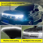 🚗✨ Bande LED pour capot de voiture avec démarrage dynamique – Étanche, Universel 12V, 3 couleurs, 1,2-1,8m – Feux de jour & Décoration 💡🌟