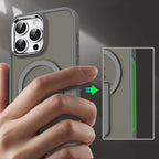 Coque Magnétique Antichoc avec Support pour iPhone Séries 15-11
