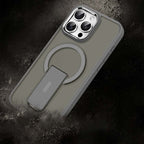 Coque Magnétique Antichoc avec Support pour iPhone Séries 15-11