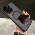 Coque Magnétique Antichoc avec Support pour iPhone Séries 15-11