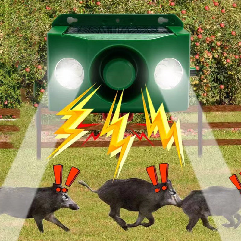 Solar Animal Repellent Warning Lights That Make a Loud Noise