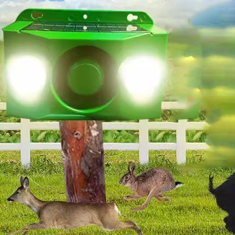 Solar Animal Repellent Warning Lights That Make a Loud Noise