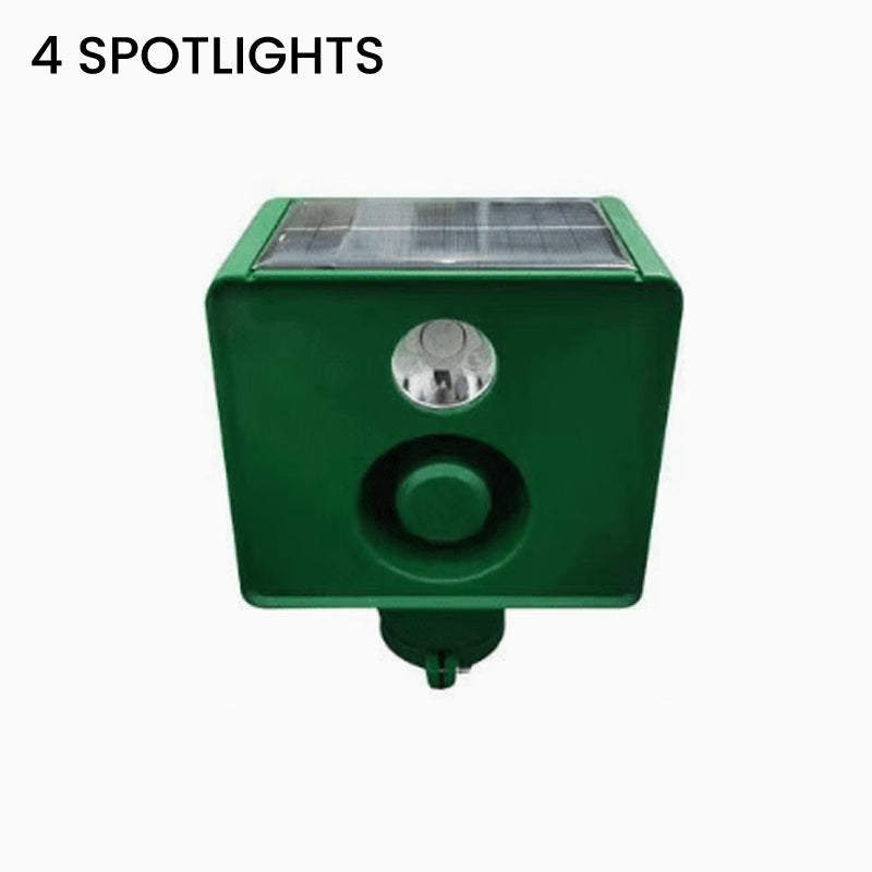 Solar Animal Repellent Warning Lights That Make a Loud Noise
