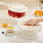 Multi-purpose colander basket with lid🥗.