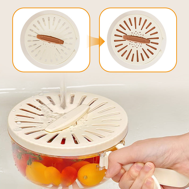 Multi-purpose colander basket with lid🥗.